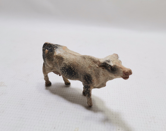 ÇOK NADİR EL YAPIMI TOPRAK TERRA-COTA İNEK FİGÜRÜ