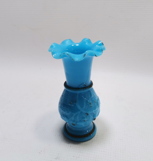 ÜZERİ ALTIN VERMEYLİ OSMANLI DÖNEMİ NADİR TAŞ OPALİN VAZO