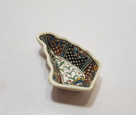 OSMANLI DÖNEMİ KUBBE FORMUNDA KÜTAHYA İŞİ İFTARİYELİK - HURMALIK