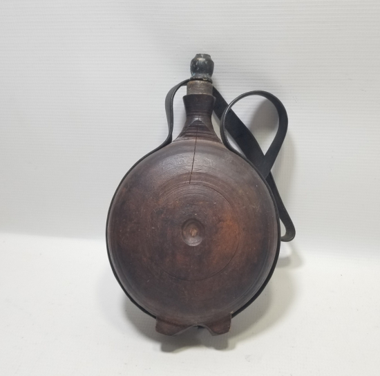 OSMANLI DÖNEMİ BÜYÜK BOY AHŞAP KALE TÜFEĞİ BARUTLUĞU