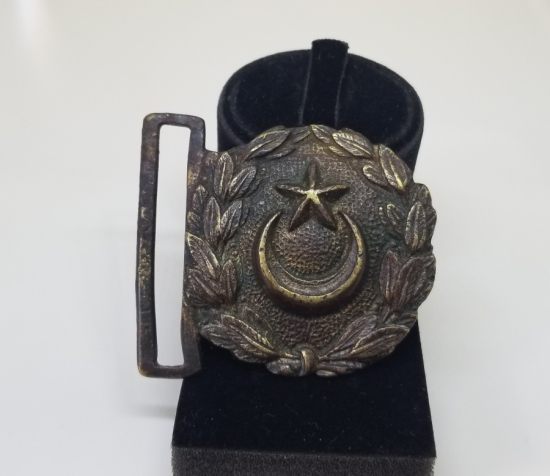 1. DÜNYA SAVAŞI DÖNEMİ NADİR TİPTE OSMANLI SUBAY KEMER TOKASI