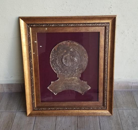 OSMANLI DÖNEMİ ÇOK NADİR EV SİGORTA LEVHASI