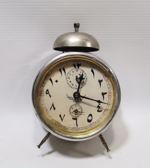 ÜZERİ OSMANLICA YAZILI OSMANLI DÖNEMİ NADİR MASA SAATİ