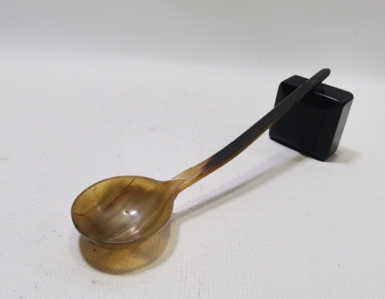 OSMANLI DÖNEMİ EL YAPIMI BOYNUZ TEKKE İŞİ HOŞAF KAŞIĞI