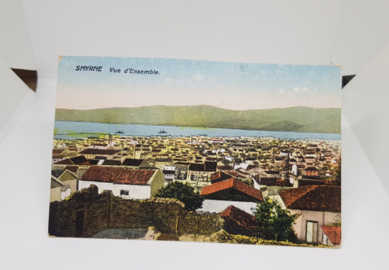 OSMANLI DÖNEMİ RENKLENDİRİLMİŞ İZMİR KARTPOSTAL