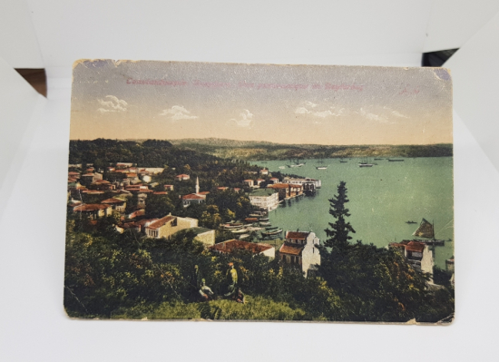 ARKASI OSMANLICA YAZILI BEYLERBEYİ GÖRSELLİ OSMANLI DÖNEMİ KARTPOSTAL