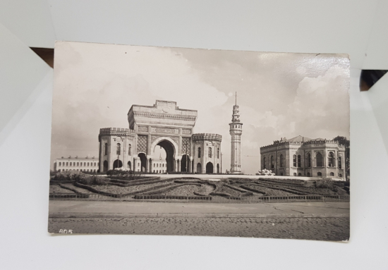 OSMANLI DÖNEMİ ARKASI OSMANLICA YAZILI BEYAZID MEYDANI GÖRSELLİ MAX FRUCHTERMANN EDİTÖRLÜ NADİR KARTPOSTAL