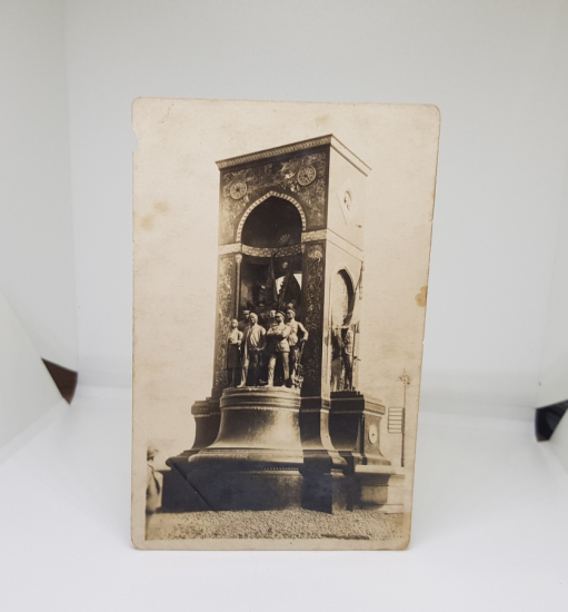 CUMHURİYET BAŞLARI TAKSİM MEYDANI ANITI GÖRSELLİ KARTPOSTAL