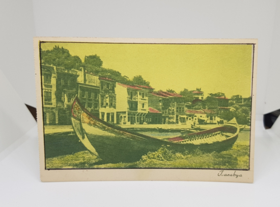 TARABYA SAHİLİ GÖRSELLİ CUMHURİYET BAŞLARI KARTPOSTAL