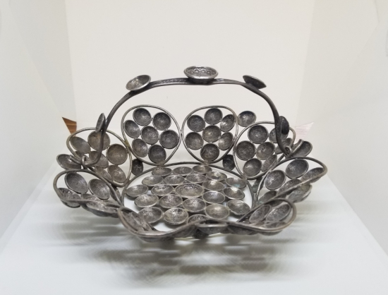 ABDÜLHAMİD VE MEHMED REŞAD HAN DÖNEMİ GÜMÜŞ PARALARDAN YAPILMIŞ OSMANLI DÖNEMİ GÜMÜŞ BAYRAM ŞEKERLİĞİ