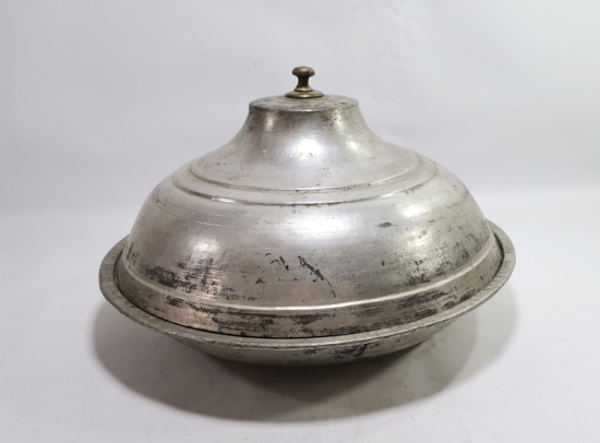 OSMANLI DÖNEMİ DEV BOYDA KAPAKLI BAKIR LENGER