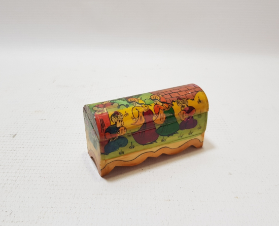 EL BOYAMA İŞÇİLİKLİ ÖZEL YAPIM KAPAKLI KEMİK KUTU