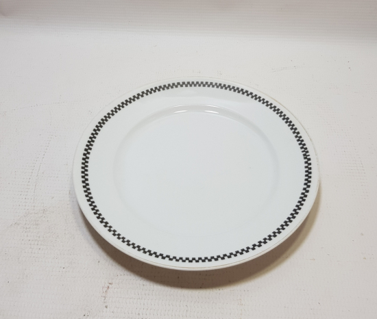 ARKASI OSMANLICA YAZILI VE ALTIN VARAKLI PORSELEN TABAK