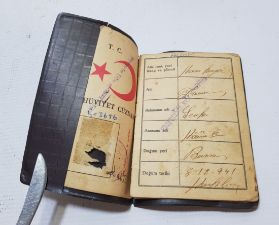 ANTİKA HÜVİYET CÜZDANI - NÜFUS CÜZDANI