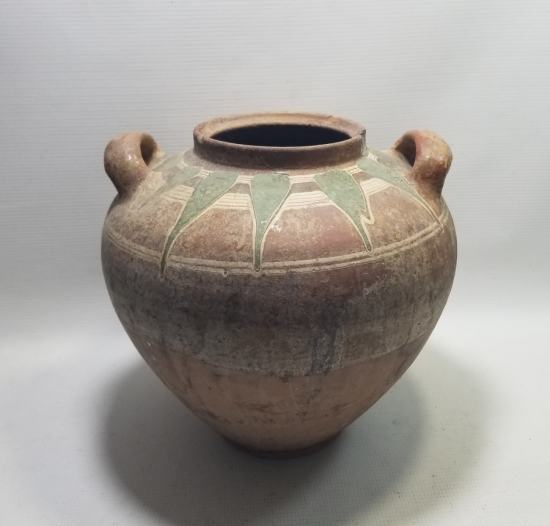 AKITMA İŞÇİLİKLİ VE ÇİFT KULPLU OSMANLI DÖNEMİ KINIK KÜP