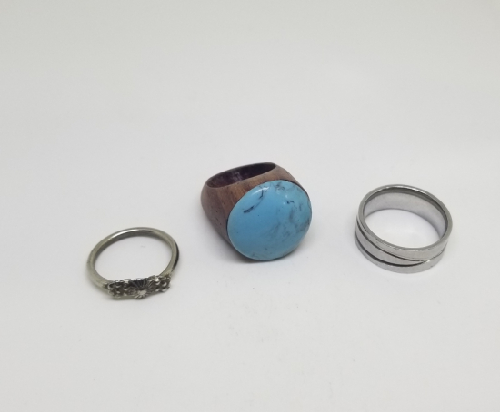 3 ADET BİJUTERİ YÜZÜK