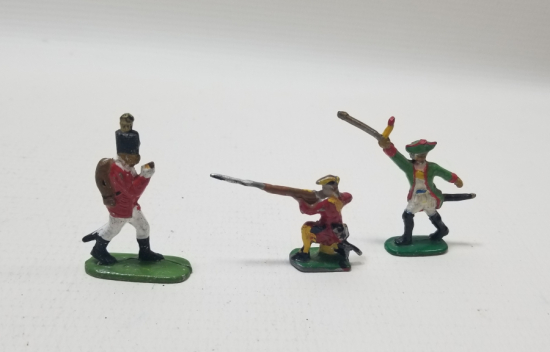 3 ADET EL BOYAMA ANTİKA KURŞUN ASKER