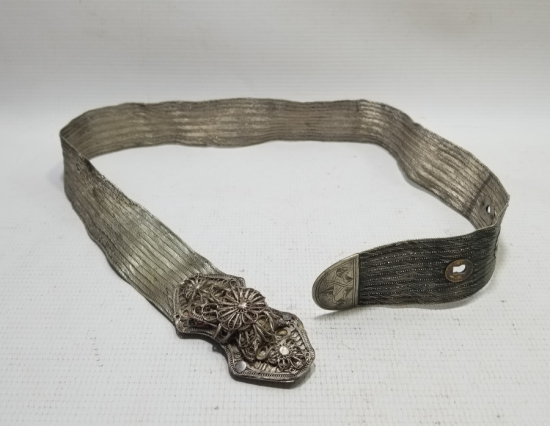 OSMANLI DÖNEMİ EL YAPIMI HASIR ÖRME GELİN KEMERİ