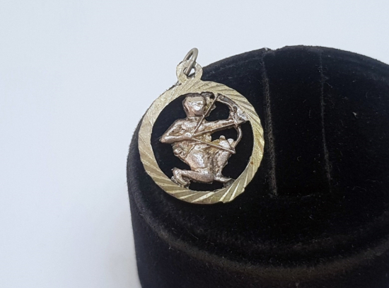 EL YAPIMI YAY BURCU GÜMÜŞ KOLYE UCU