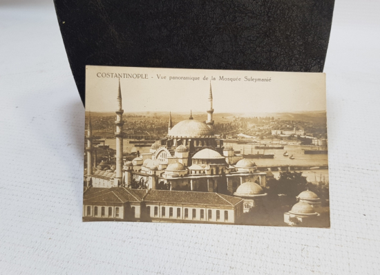 SÜLEYMANİYE CAMİ GÖRSELLİ OSMANLI DÖNEMİ KARTPOSTAL