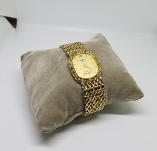 RADOLUX MARKA ALTIN KAPLAMA KOL SAATİ