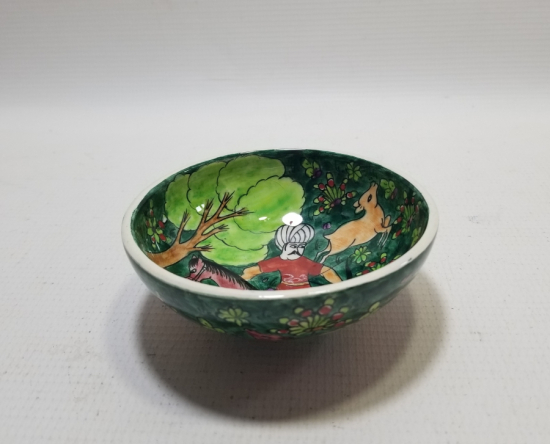 EL BOYAMA KÜTAHYA ÇİNİ ÇORBA KASESİ