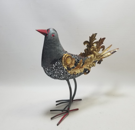 DEKORATİF FERFORJE KUŞ FİGÜRÜ