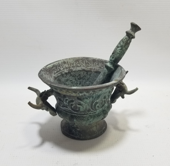 KABARTMA İŞÇİLİKLİ DEKORATİF GAZİANTEP YAPIMI HAVAN