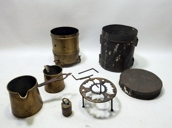 OSMANLI DÖNEMİ SÜLEYMANİYE YAPIMI KORUMA KUTUSUNDA NADİR SEYAHAT KAMİNETOSU