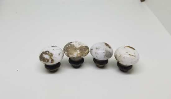 4 ADET MİNİ BOY PORSELEN ÇEKMECE KULBU