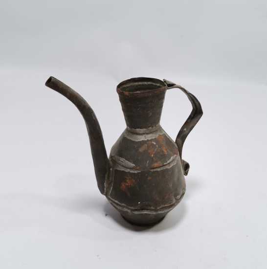 OSMANLI DÖNEMİ EL YAPIMI İBRİK FORMLU ZEYTİN YAĞDANLIĞI