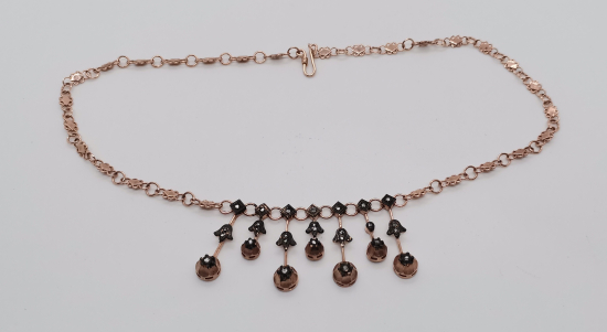 ELMAS TAŞLI ÖZEL YAPIM GERDANLIK