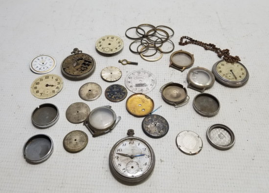 OSMANLI VE CUMHURİYET DÖNEMİ SAAT PARÇALARI LOTU