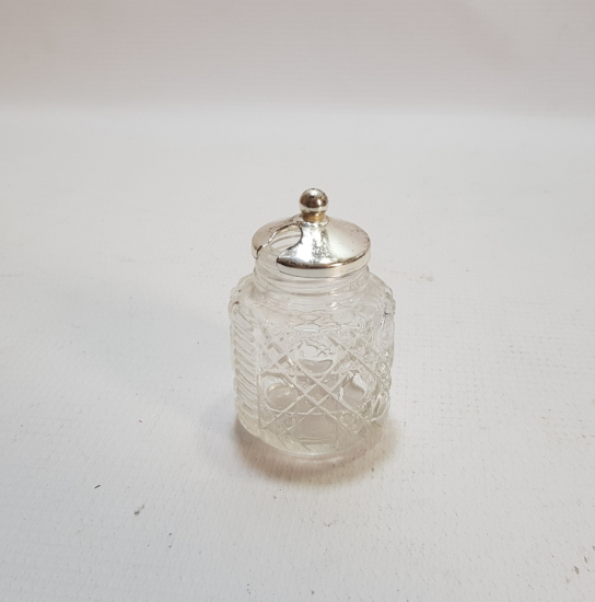 KABARTMA İŞÇİLİKLİ ANTİKA CAM MACUNLUK