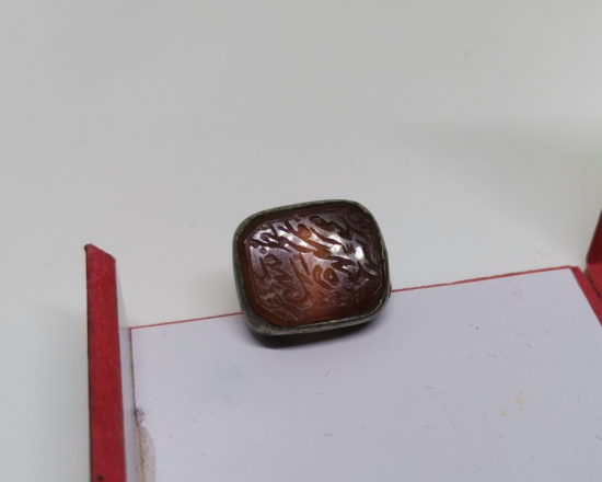 OSMANLI DÖNEMİ AKİK TAŞLI DERVİŞ MÜHÜR YÜZÜĞÜ