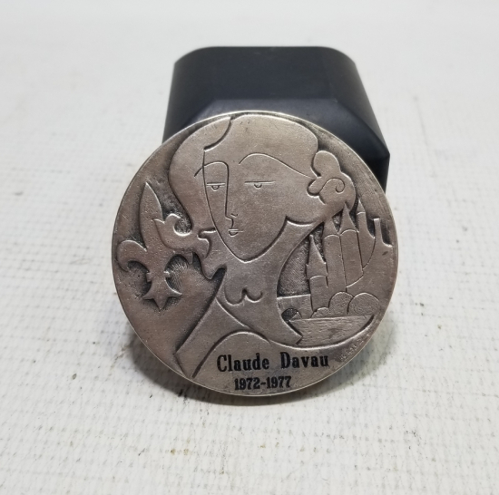 GÜMÜŞ KAPLAMA ANTİKA HATIRA MADALYON