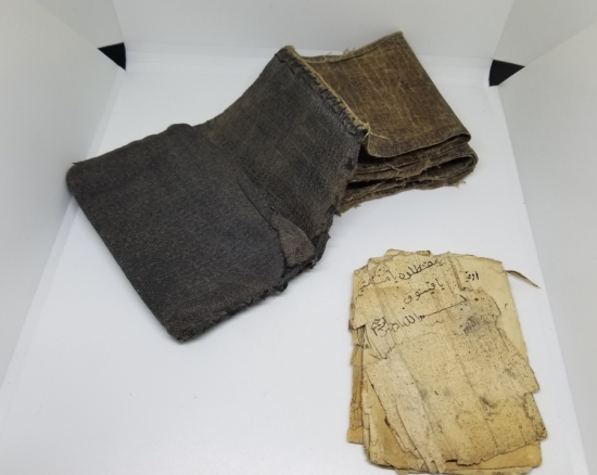 ORİJİNAL BALMUMU KABINDA EL YAZMA ASKER ENAMI