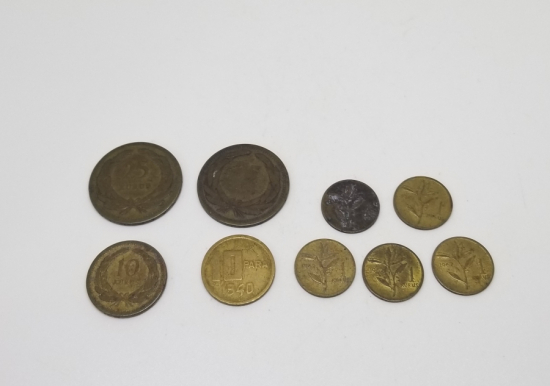 ANTİKA YERLİ METAL PARA LOTU