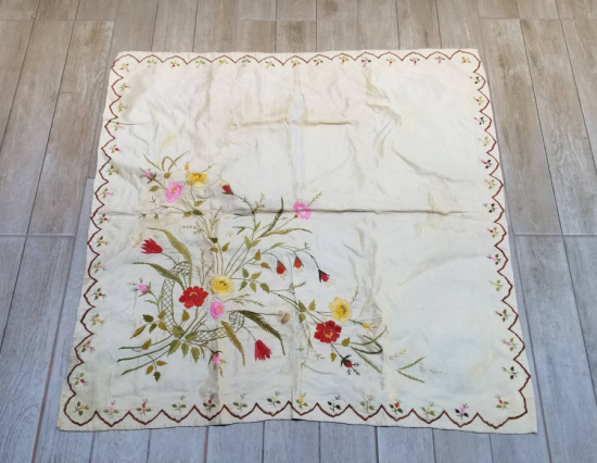 OSMANLI DÖNEMİ İPEK ATLAS GELİN BOHÇASI