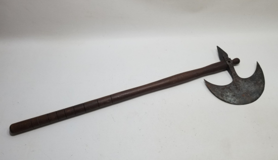 OSMANLI DÖNEMİ NADİR ZIRH DELİCİLİ YENİÇERİ SAVAŞ BALTASI - TEBERİ