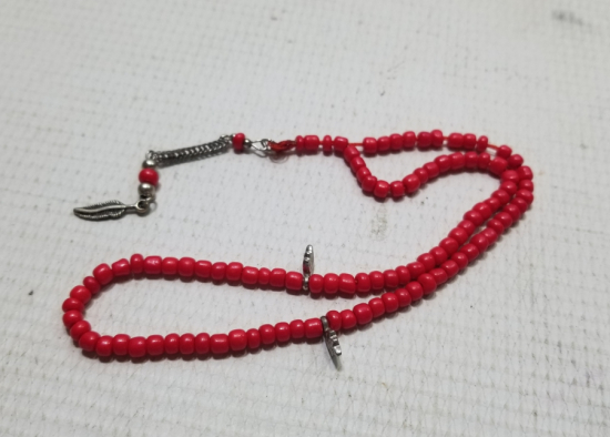 MERCAN TAŞINDAN MAMUL ANTİKA NAMAZ TESPİHİ