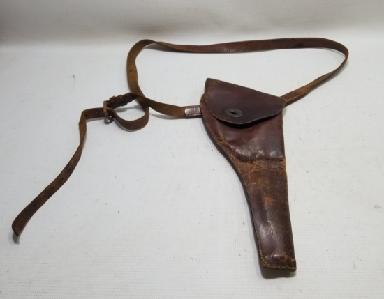 NADİR TİPTE OSMANLI DÖNEMİ PAŞA TABANCA KILIFI VE KEMERİ