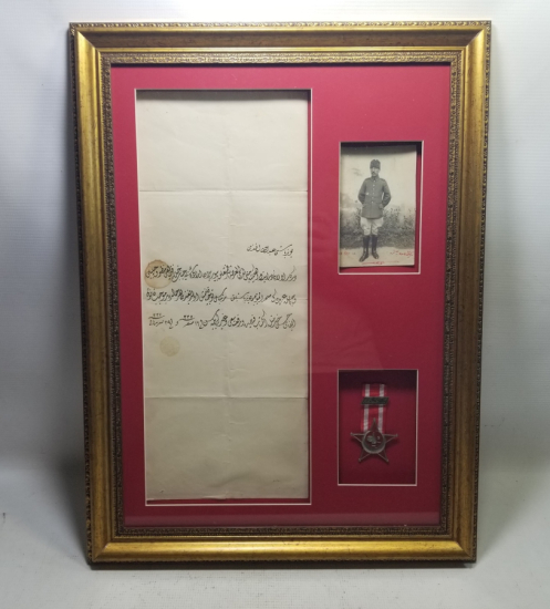 ATAMA BERATI- FOTOĞRAF VE MADALYASIYLA 1. DÜNYA SAVAŞI DÖNEMİ HARP SETİ