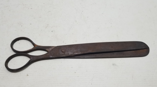 ÜZERİNDE YA HZ İDRİS YAZILI OSMANLI DÖNEMİ NADİR TERZİ MAKASI