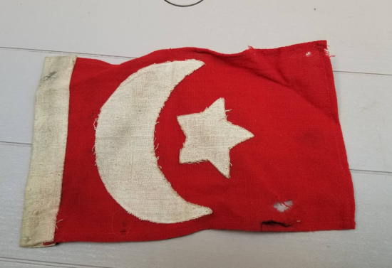 OSMANLI DÖNEMİ ÇOK NADİR GÖĞÜS BAYRAĞI