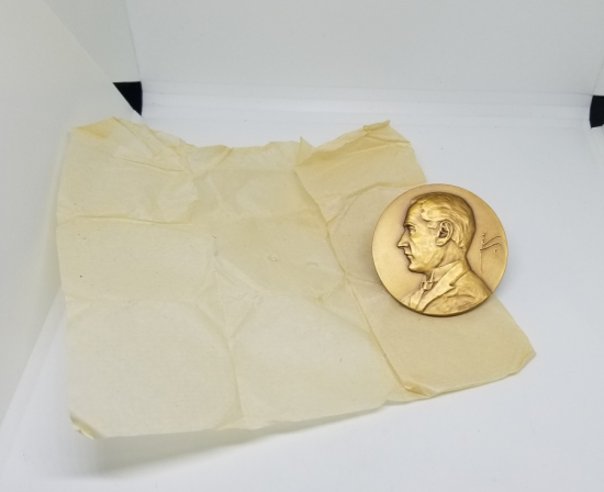 OSMANLICA GAZİ MUSTAFA KEMAL İMZALI BÜYÜK BOY ATATÜRK MADALYON