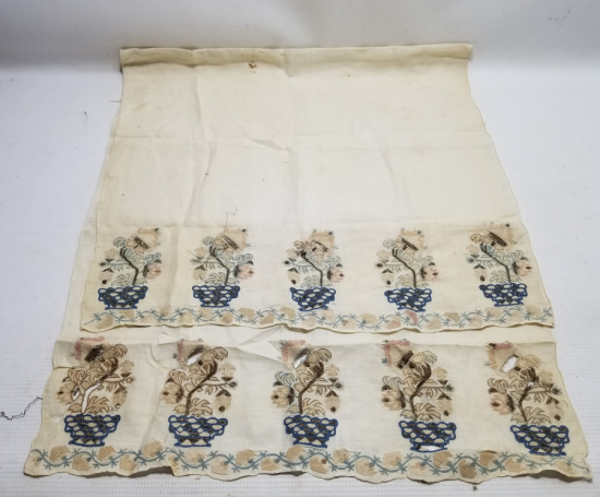 OSMANLI DÖNEMİ SAKSI ÇİÇEKLİ HESAP İŞİ NADİR YAĞLIK