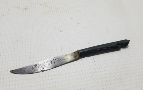 ÜZERİ OSMANLICA VE RUMCA YAZILI NADİR OSMANLI DÖNEMİ BURSA BIÇAĞI