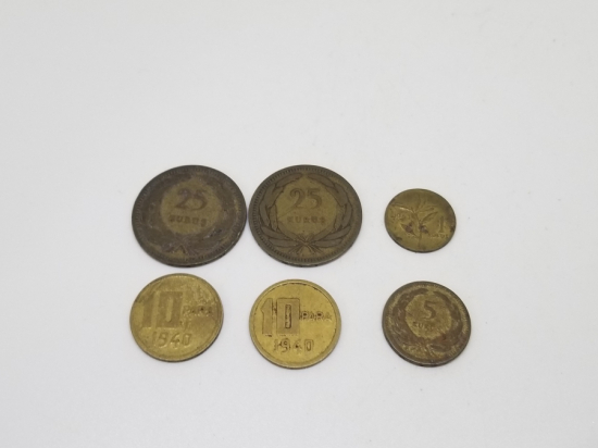 ANTİKA YERLİ METAL PARA LOTU