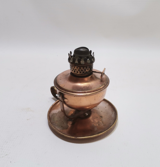 NADİR TİPTE OSMANLI DÖNEMİ TUTMAÇLI VE DUVAR APLİKLİ GAZ LAMBASI